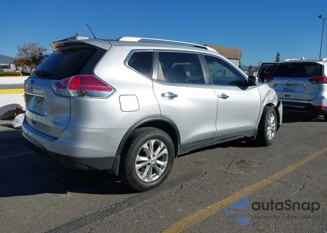 2015 Nissan Rogue Sv z USA, uszkodzony, nr VIN KNMAT2MVXFP570584
